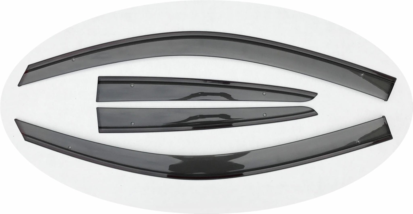 Premium Weather Shields Weathershields Suitable for Lexus CT200 CT200h 2011+ 4pcs