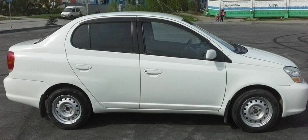 Quality Weather shields Window visor suits for Echo Sedan 2000-2005 Tinted 4pcs