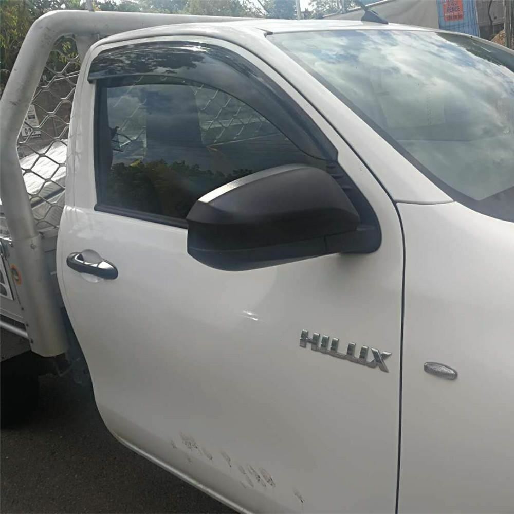 QUALITY Weather Shield Window Visor Suits for Hilux 2 door single cab 2015-2021
