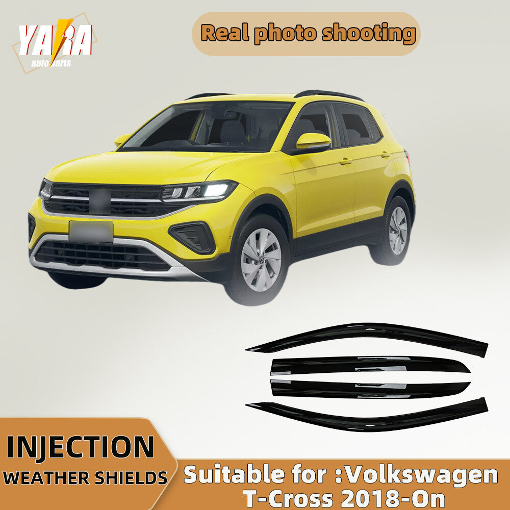 Luxury Weather Shields Weathershields for VW Volkswagen  T-CROSS 2018-On