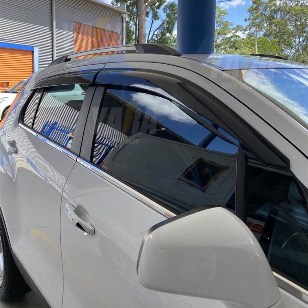 INJ Weather shields Weathershields Window visors for Holden Trax 2013-2024Tinted