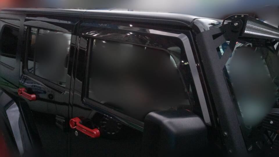 QUALITY Weather shields Weathershields Window Visors JEEP Wrangler JK 4DR 07-18