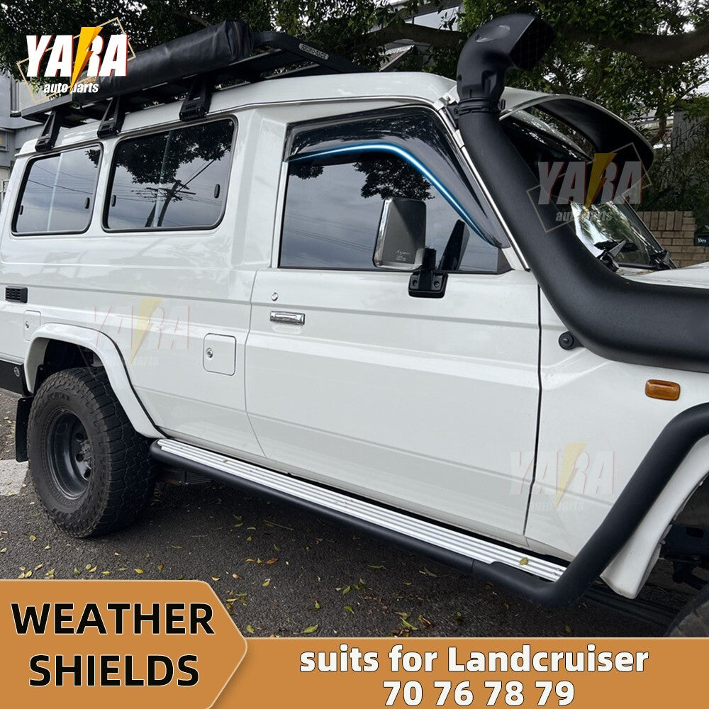 Weather Shields suitable for Landcruiser 70 76 78 79 series Troop Carrier 2pcs