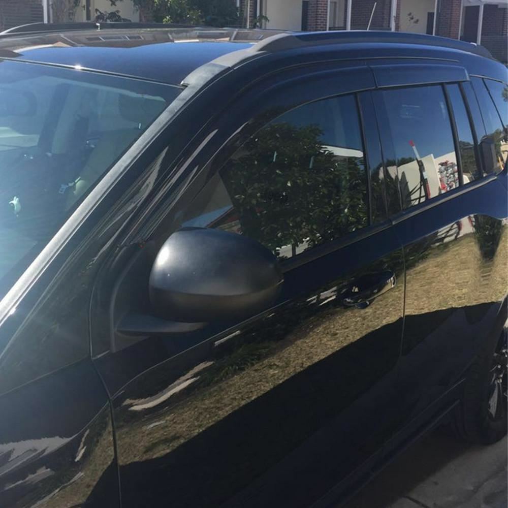 Injection Weather Shields Window Visors for JEEP COMPASS 2007-2017