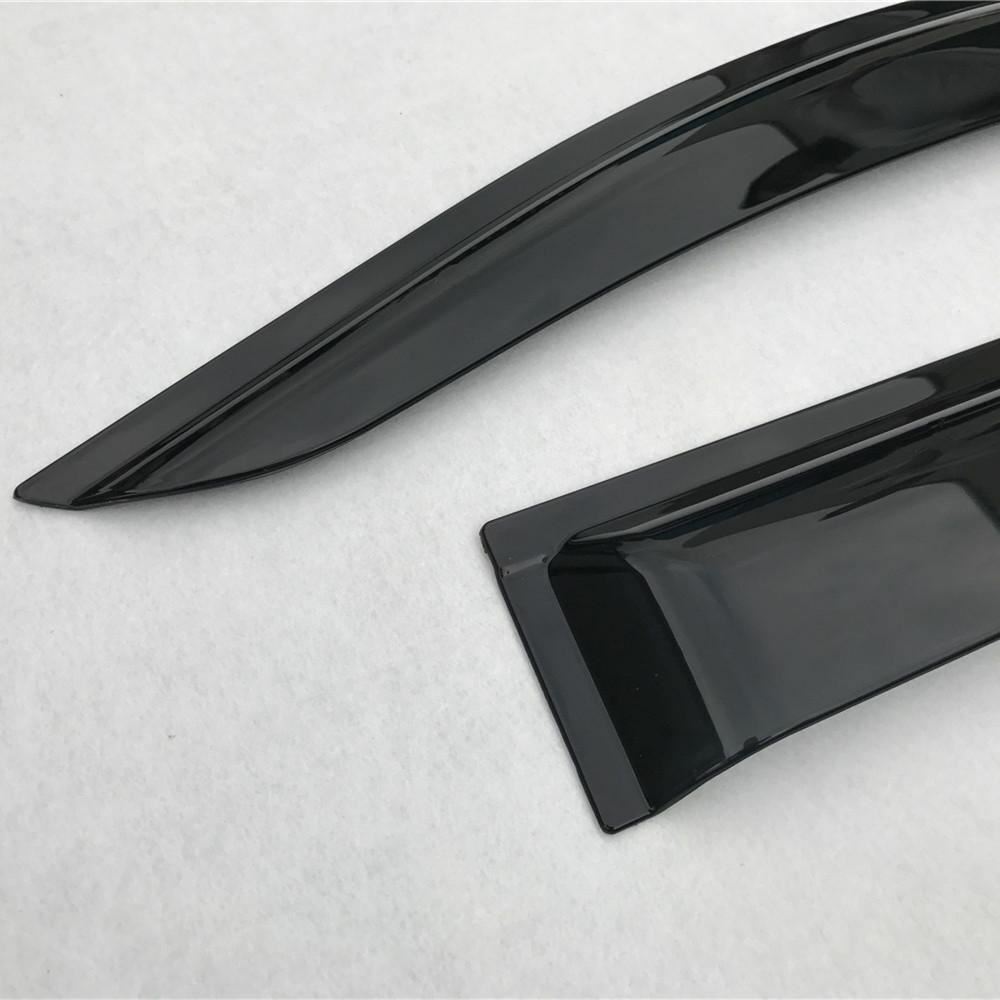 Injection Weather Shields Window Visors suits for Hilux 4DR 2005-2015 tinted 4pc
