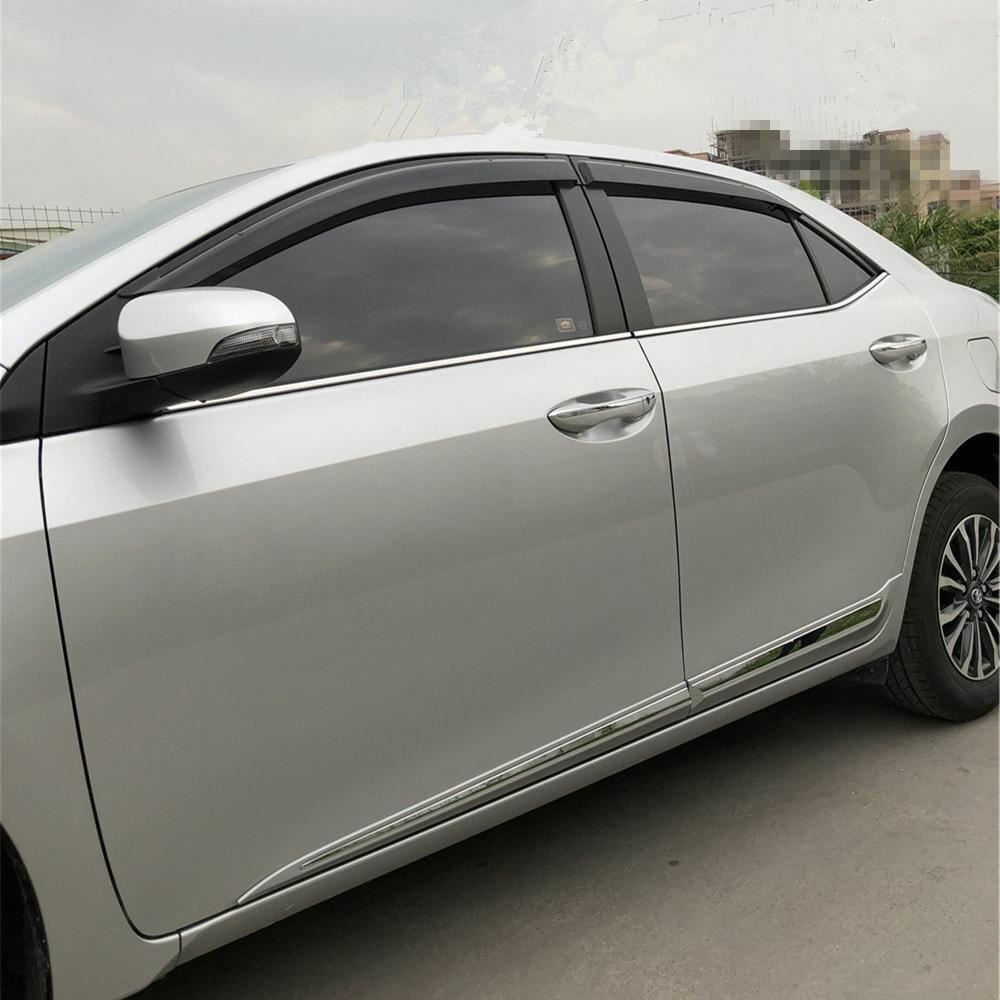 Injection Weather Shields Weathershields suitable for Corolla  Sedan 2013-2019