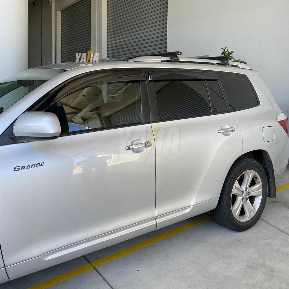 Suitable For 2007-2013 Kluger Injection Weathershields Weather shields tinted