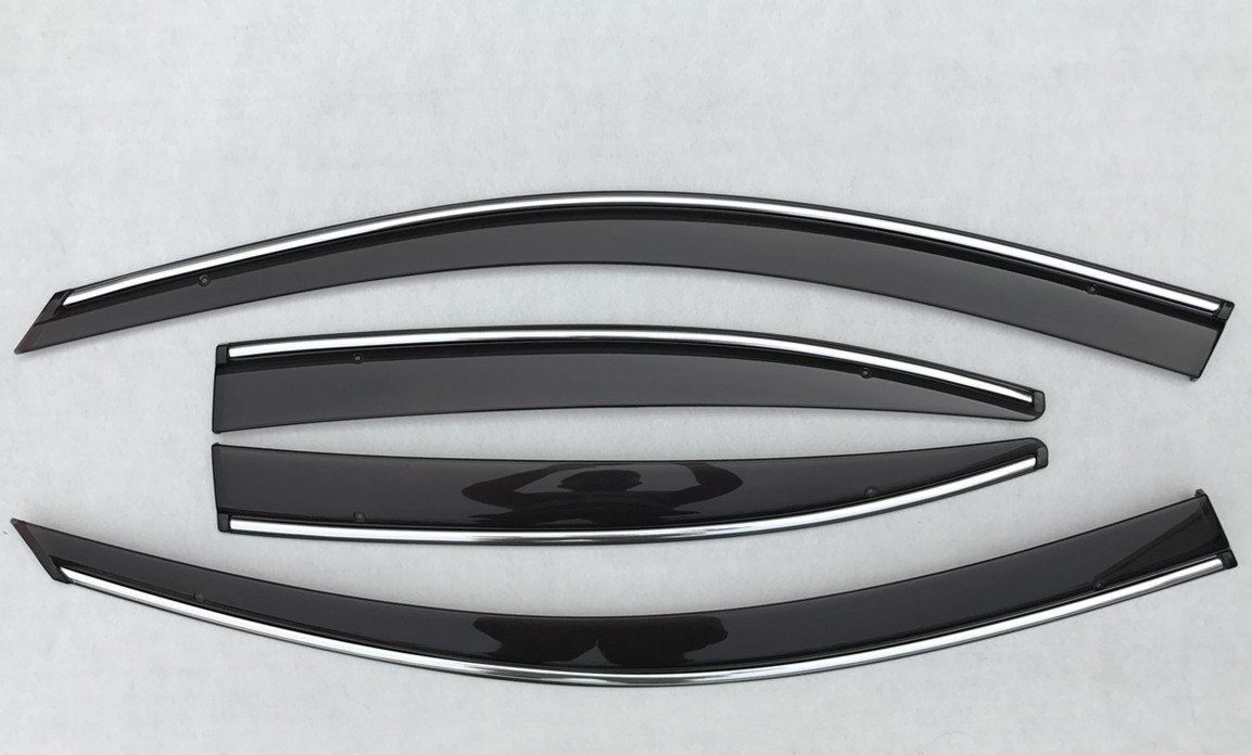 WeatherShields with Chrome trims suitable for Lexus IS250 IS350  2005-2013