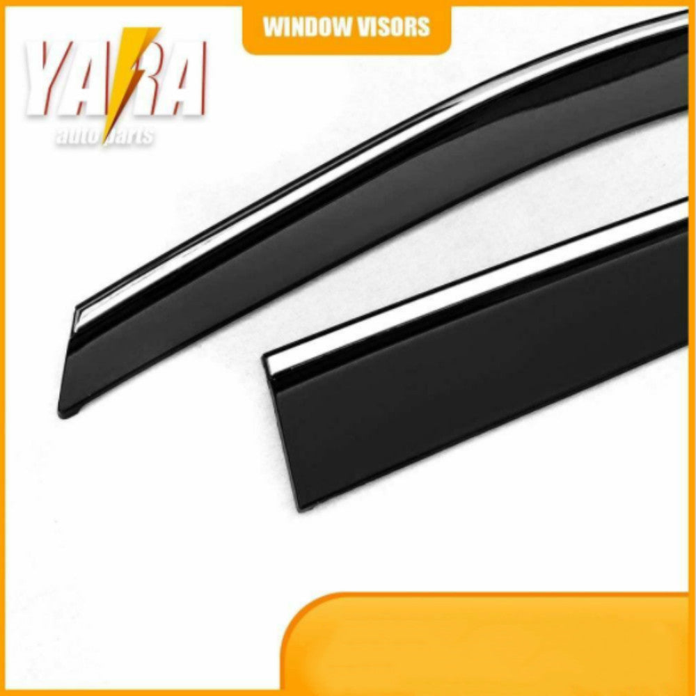 Weathershields with Stainless steel trims For Lexus RX350L 450hL 2018-2024 Long Wheelbase 7-Seater