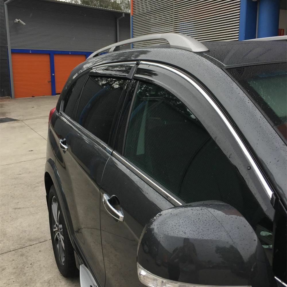 Quality Weather Shields Window Visors  Suits for Holden Captiva 2006-2018 Tinted