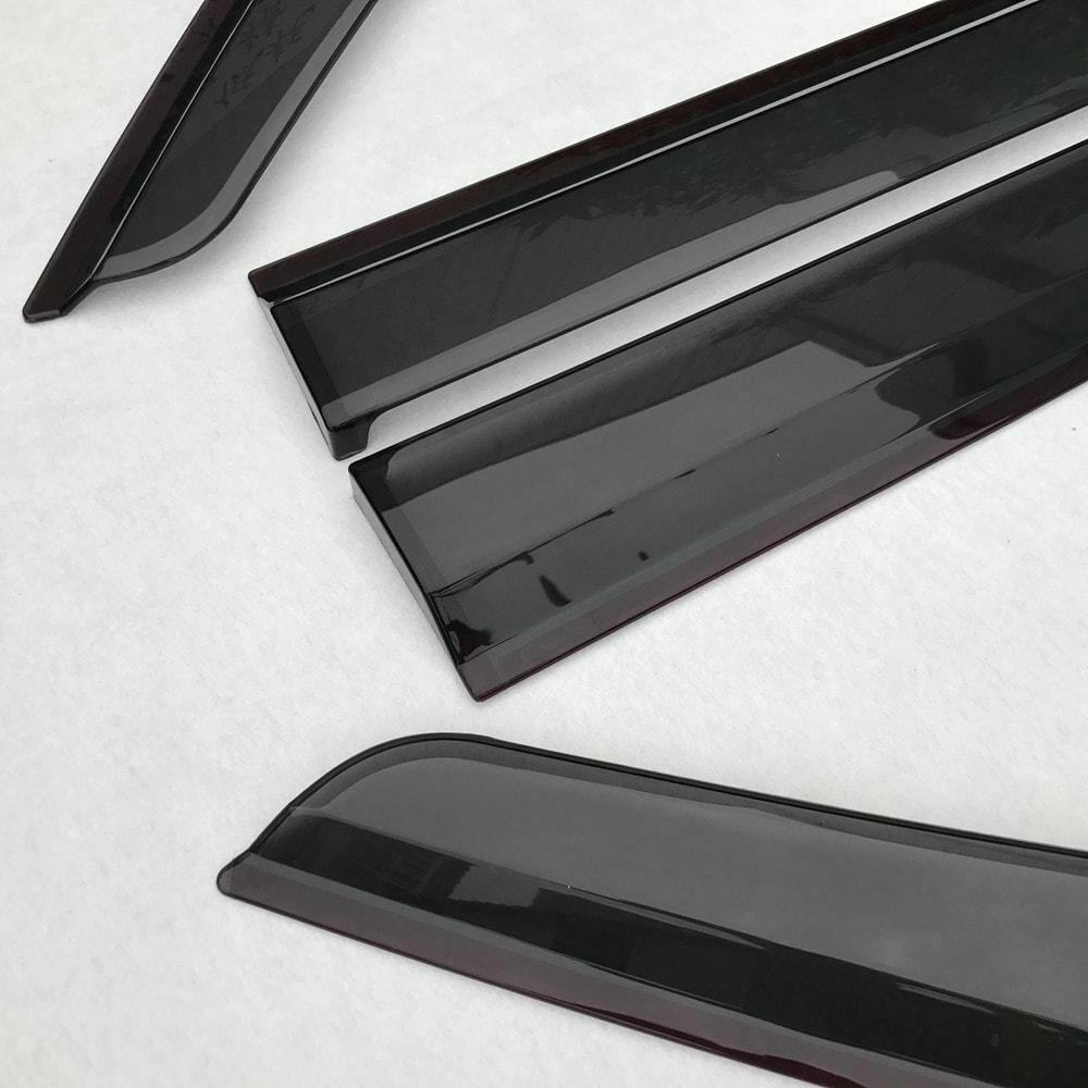 QUALITY Weather shields Weathershields Window Visors JEEP Wrangler JK 4DR 07-18