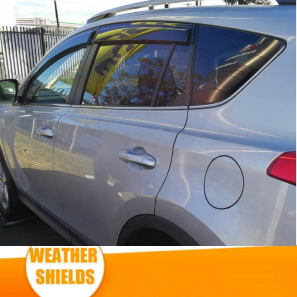 Injection Weather Shields Weathershields Window Visors suitable for Rav4 2013-18