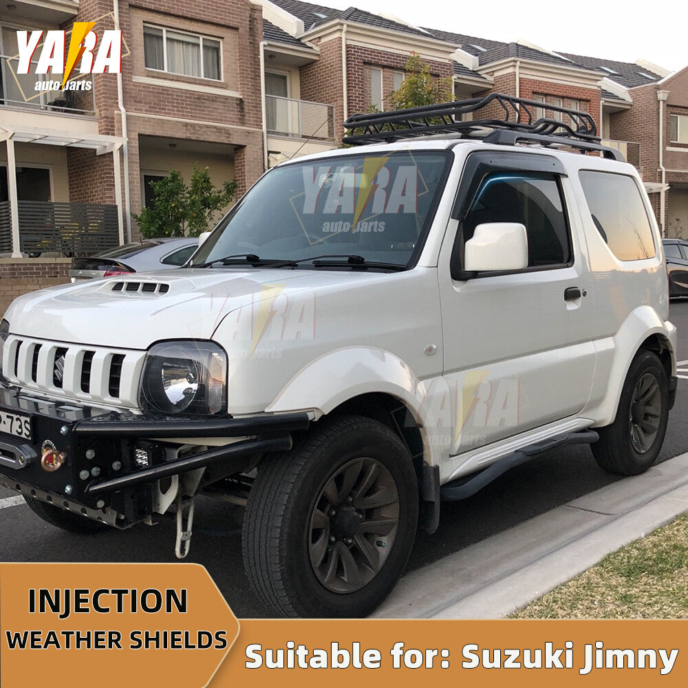 Injection Weathershields 2pcs Window Visors for Suzuki Jimny 3 Doors 1998-2017