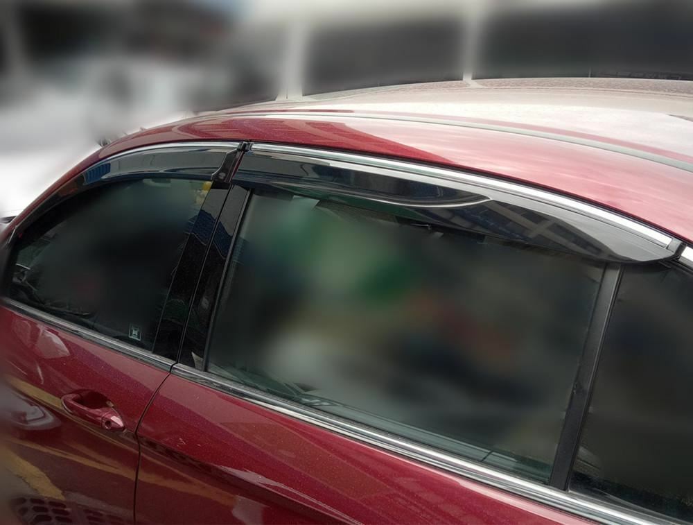 QUALITY Mugen Weather Shields  Window Visors Honda Accord 9th GEN 2013-2018