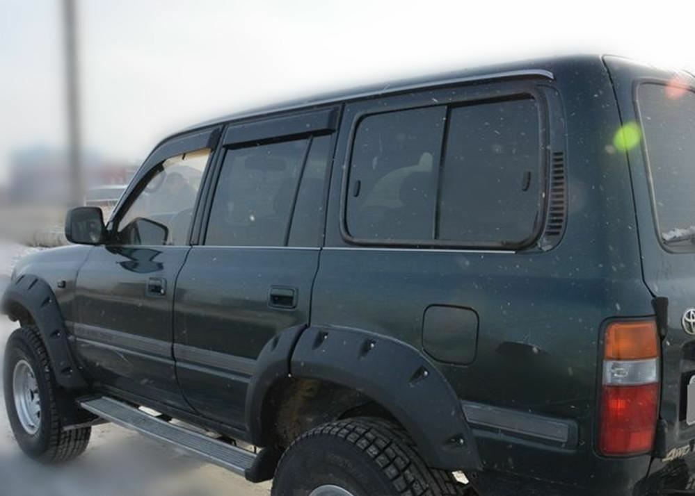 Weather Shields Weathershields suitable for Landcruiser 80 Series 1992-1997 4pcs