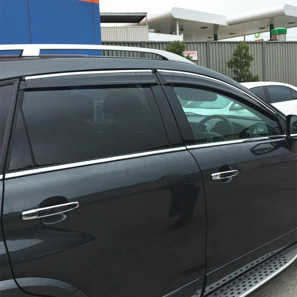 Quality Weather Shields Window Visors  Suits for Holden Captiva 2006-2018 Tinted