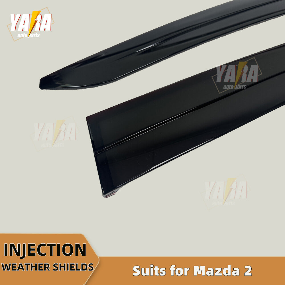 Injection Weather Shields Weathershields for Mazda 2 DJ Hatchback 2014-Onwards