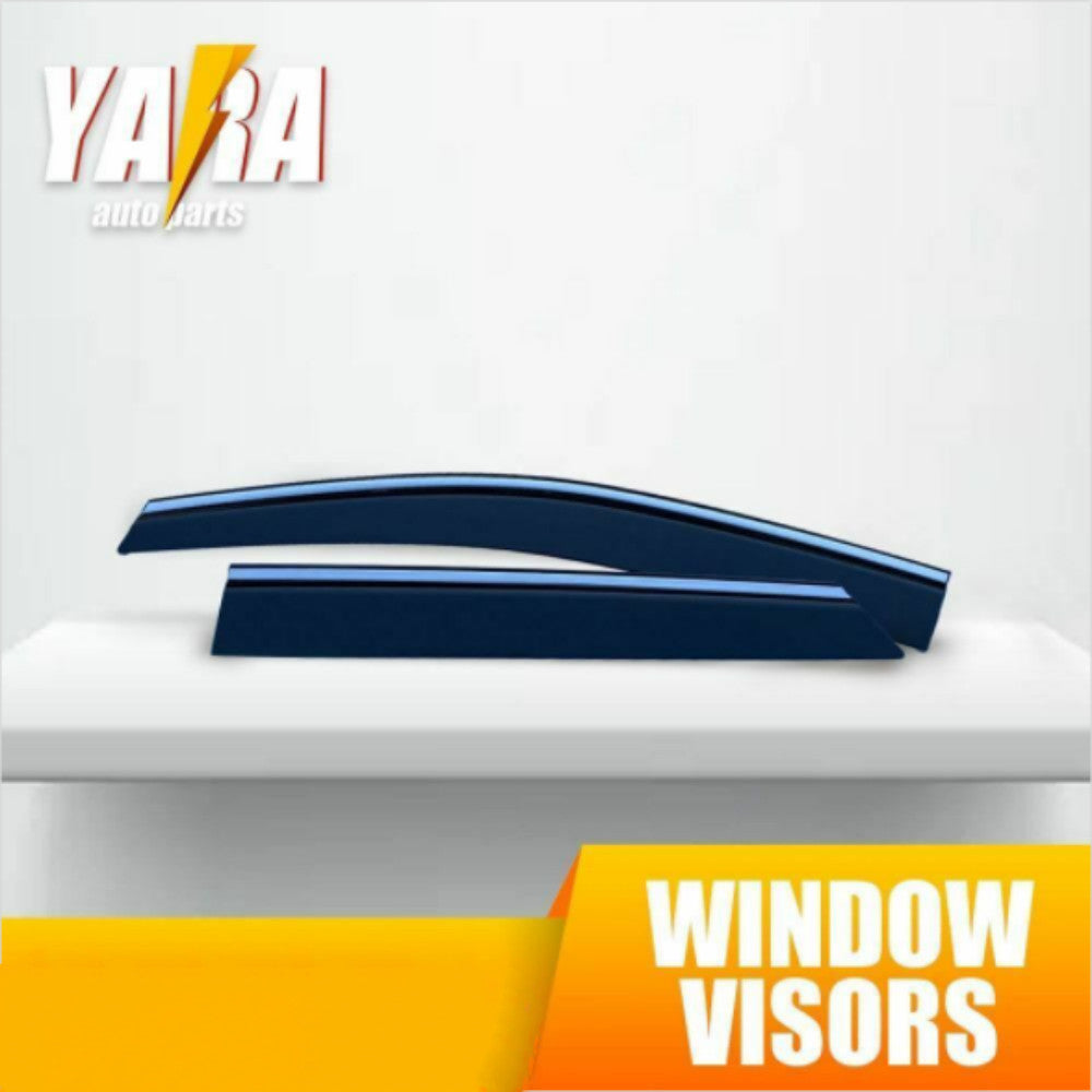 Weathershields with Stainless steel trims For Lexus RX350L 450hL 2018-2024 Long Wheelbase 7-Seater