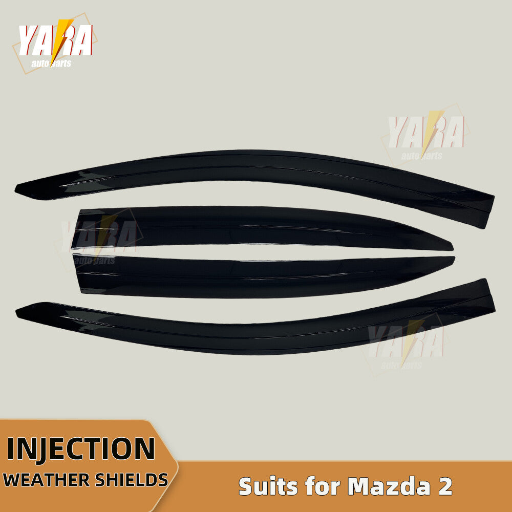 Injection Weather Shields Weathershields for Mazda 2 DJ Hatchback 2014-Onwards
