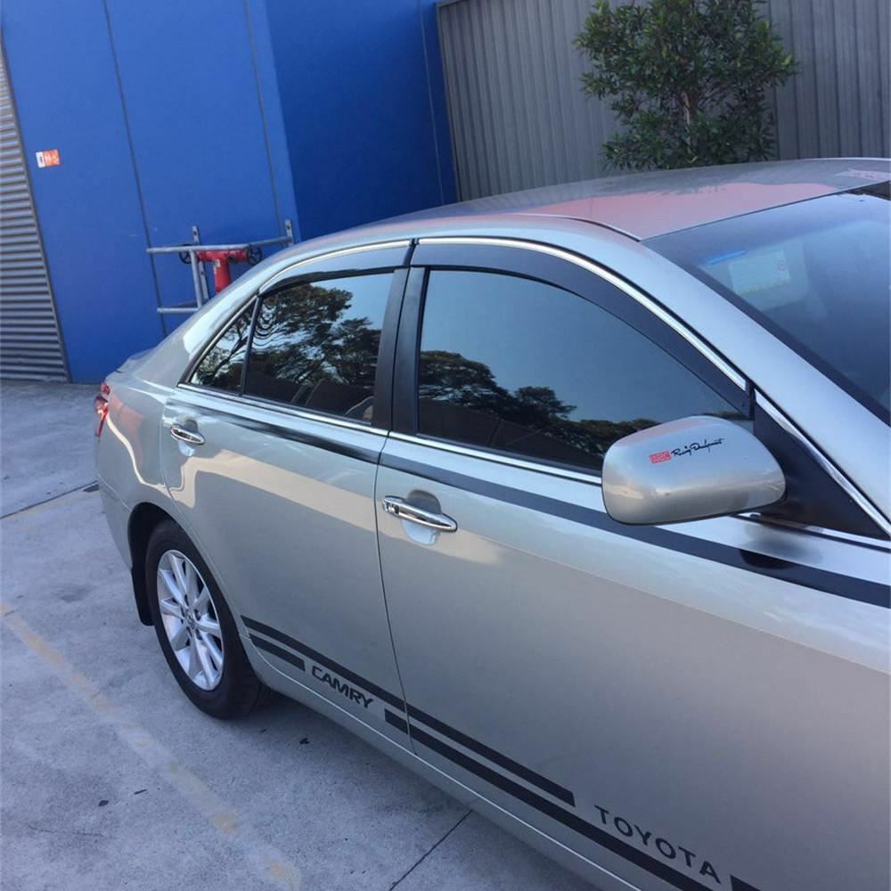 WeatherShields Weather Shields chrome trims suitable for Camry 2006-2011 Tinted