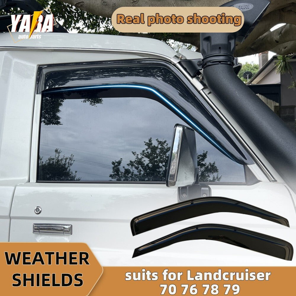 Weather Shields suitable for Landcruiser 70 76 78 79 series Troop Carrier 2pcs