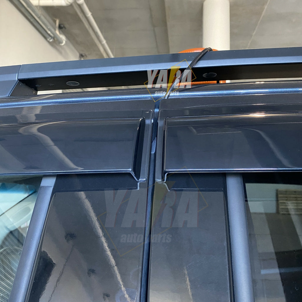 Injection Weathershields Window visors for Holden COLORADO 2012-2019 Tinte