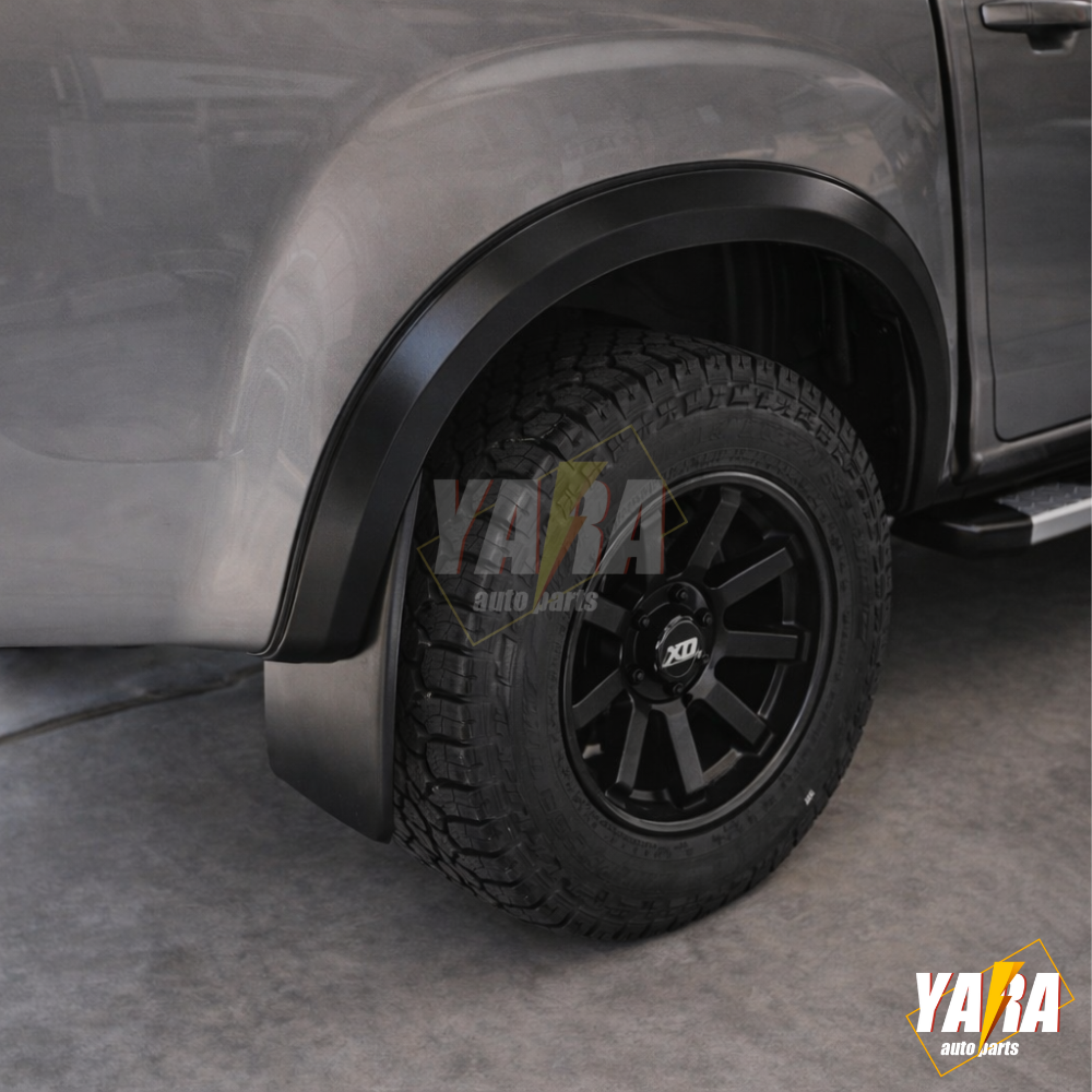 Slim Fender Flares WheelArch Matte Black for Isuzu D-Max 2012–2019 Dual Cab 6pcs
