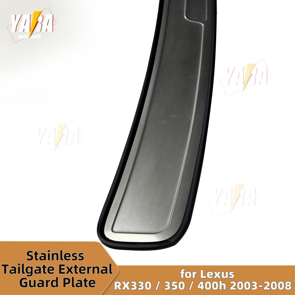 Stainless Steel Rear Bumper Guard / Tailgate Sill Plate for Lexus RX330 RX350 RX400h 2003-2008