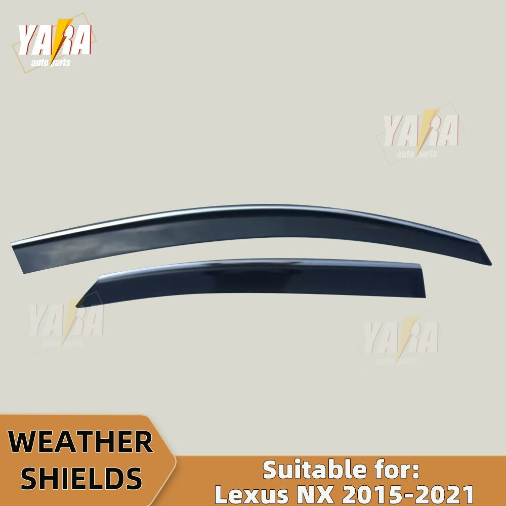 WeatheShields Weather shields suitable for Lexus Nx200t/Nx300h 2015-2021 tinted