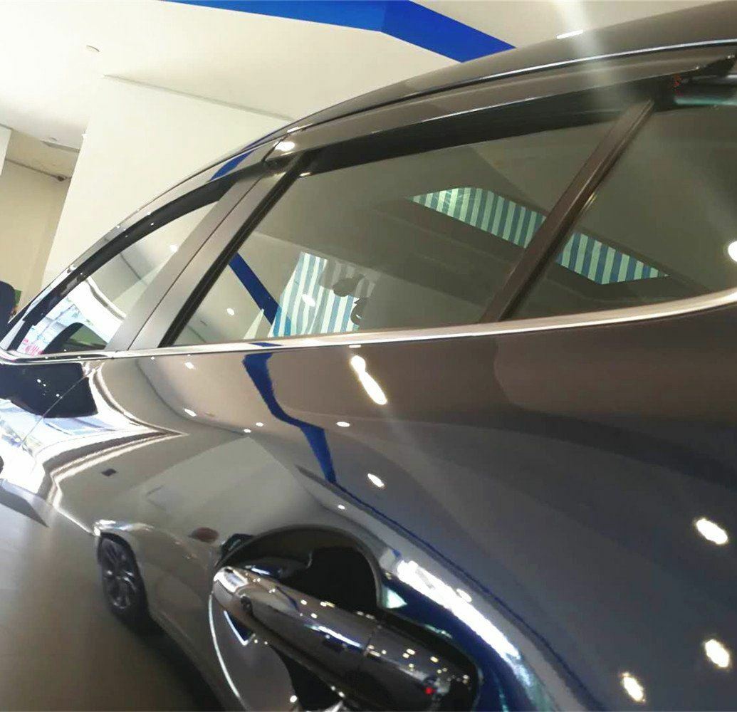 Premium Weather Shields Window Visors for Mazda 3 hatch June 2013-2018