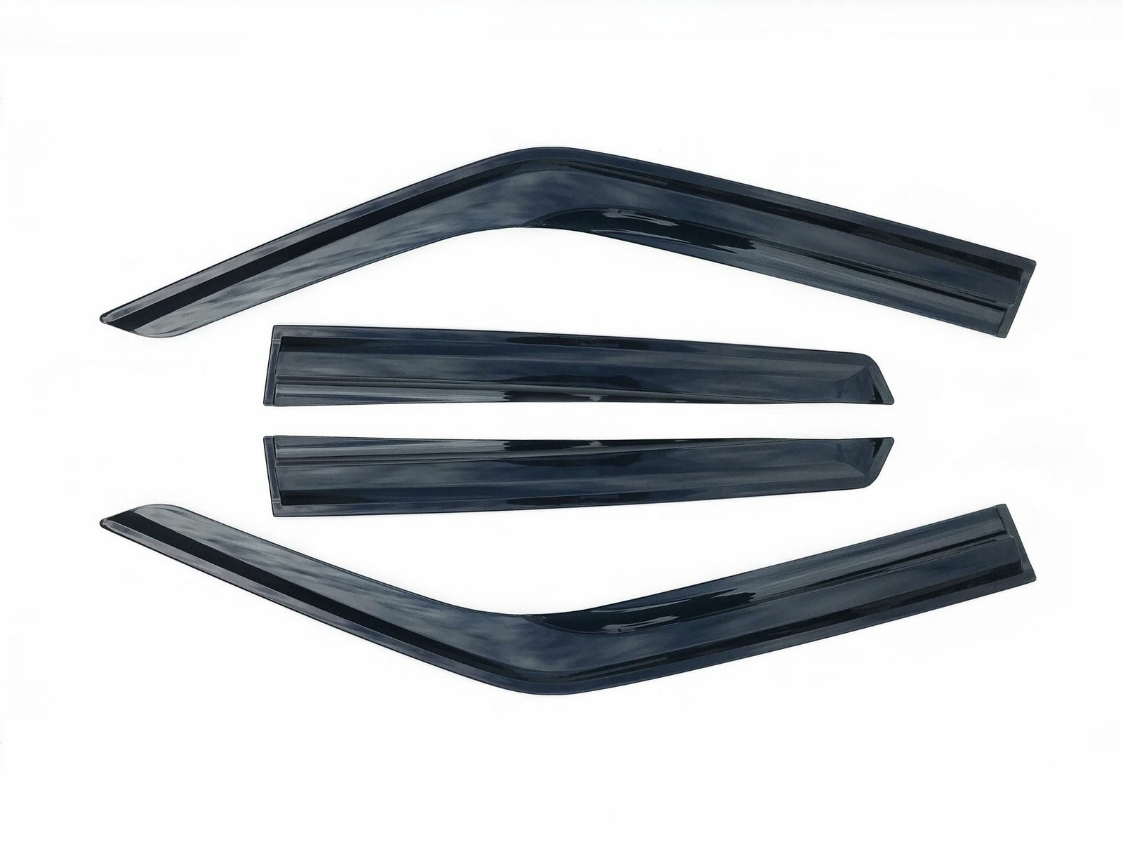 Mugen Weather shields Window visors suitable for Juke  F15 2010-2020 tinted 4pcs