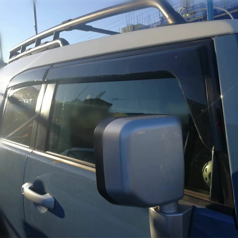 QUALITY Weather Shield Window Visor Suits for FJ CRUISER 2011-2022 Tinted 4pcs