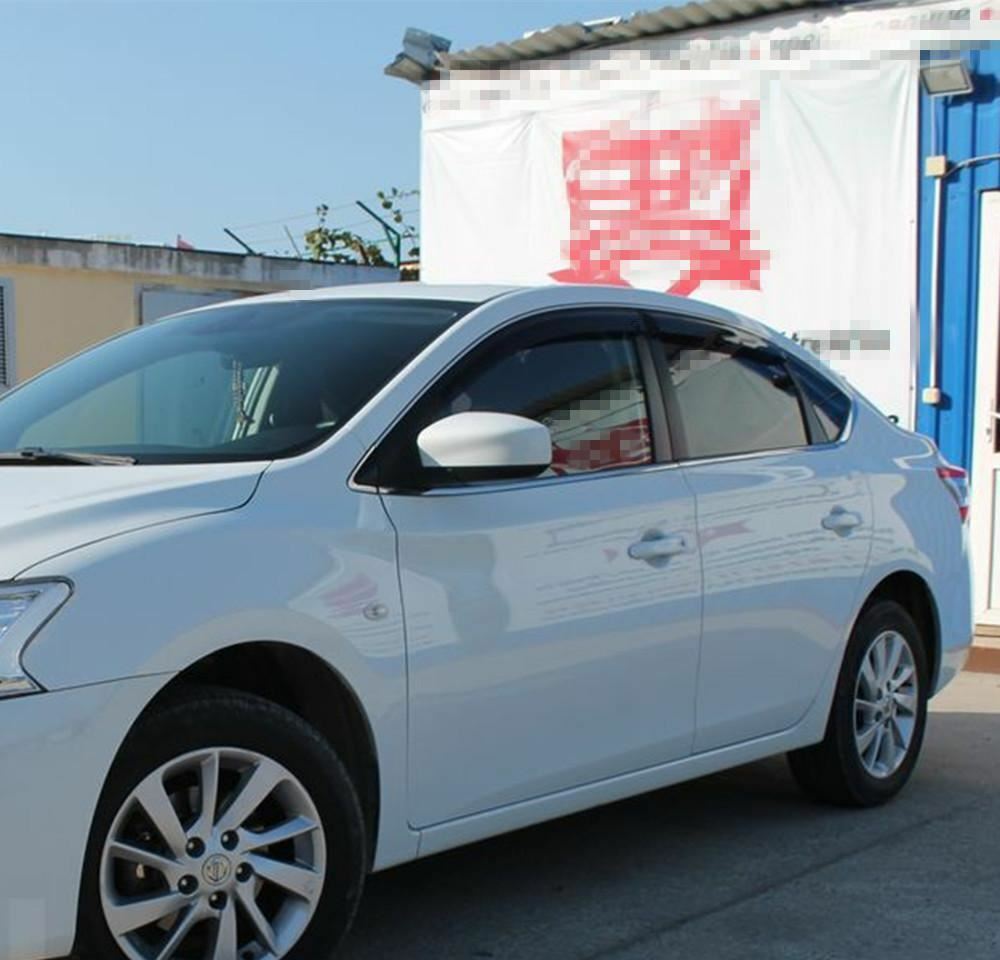 Injection Weathershields Window Visors suitable for Pulsar Sedan 2012-2017 tint