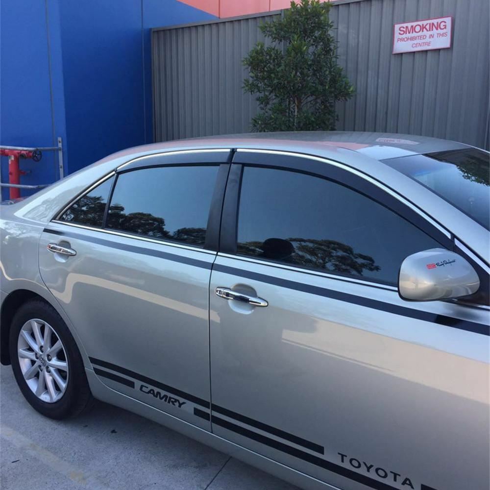 WeatherShields Weather Shields chrome trims suitable for Camry 2006-2011 Tinted