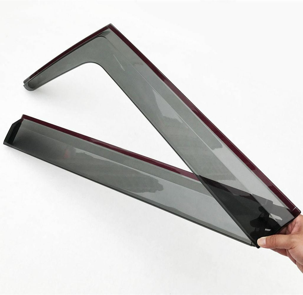 QUALITY Weather shields Weathershields Window Visors JEEP Wrangler JK 4DR 07-18