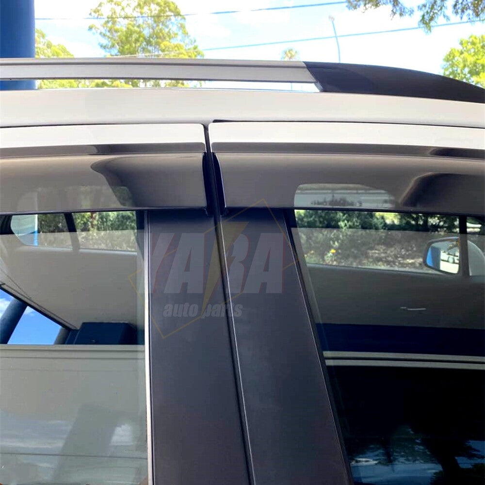 INJ Weather shields Weathershields Window visors for Holden Trax 2013-2024Tinted