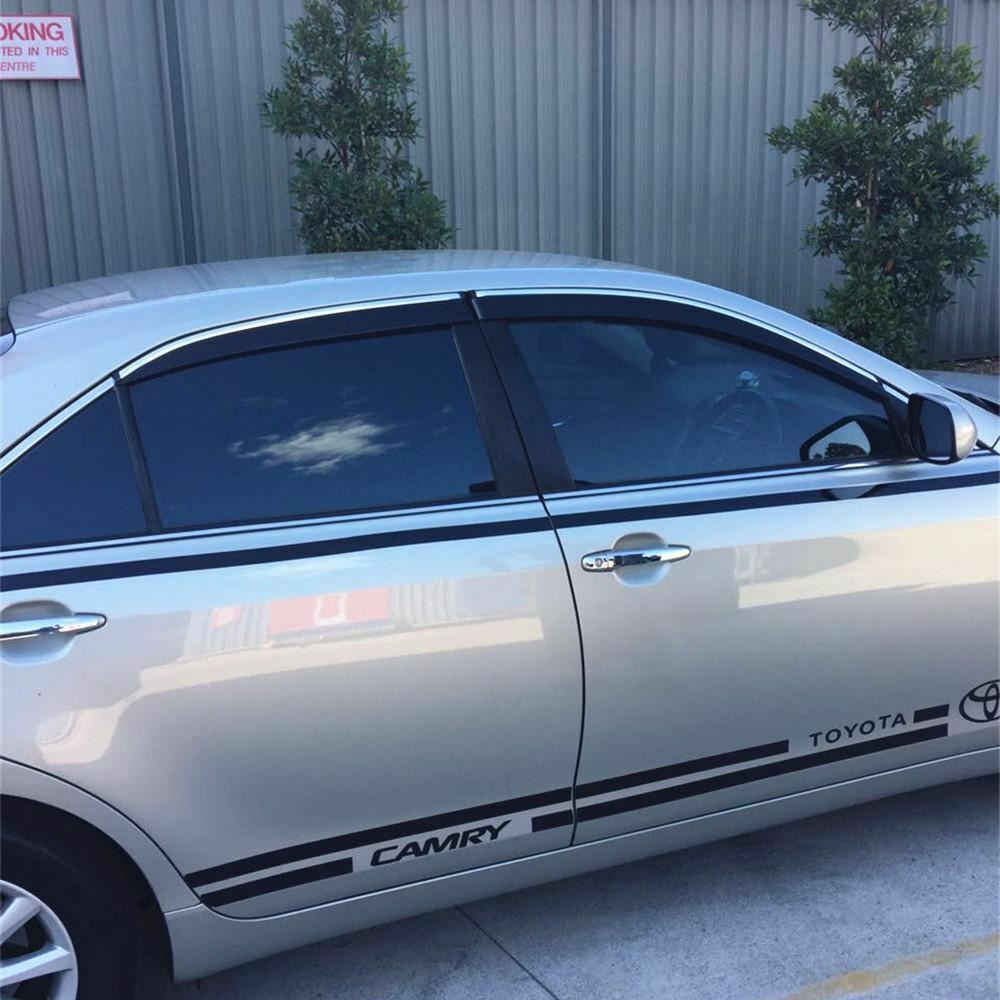 WeatherShields Weather Shields chrome trims suitable for Camry 2006-2011 Tinted