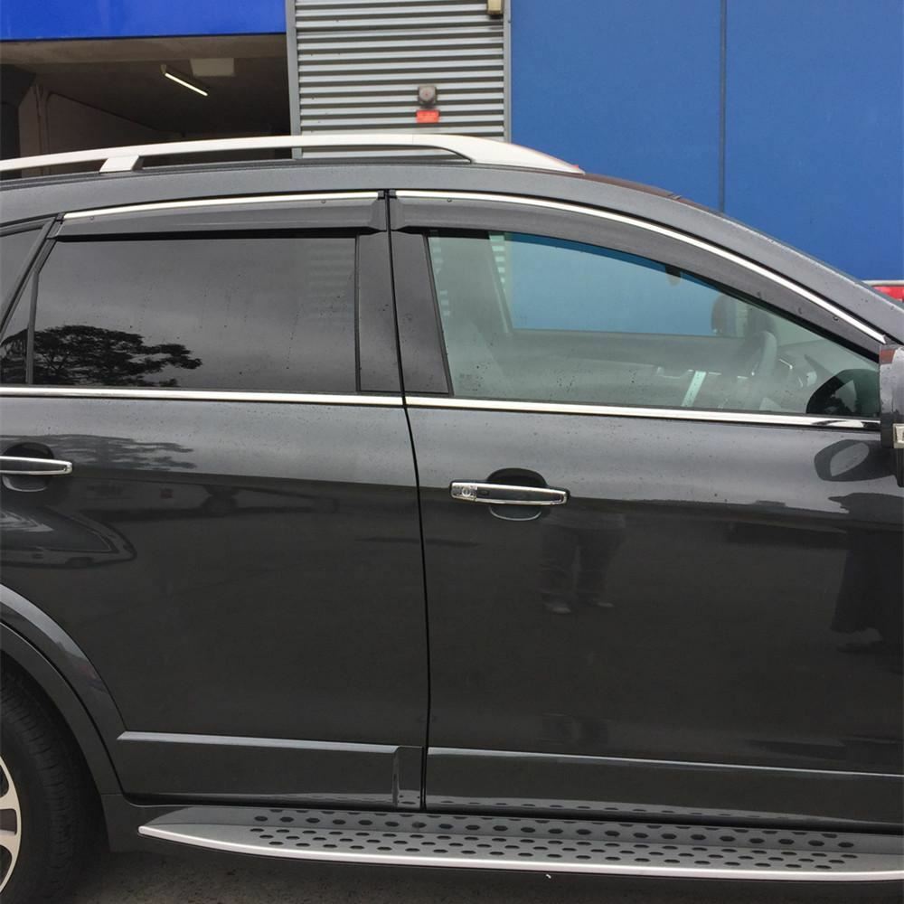 Quality Weather Shields Window Visors  Suits for Holden Captiva 2006-2018 Tinted