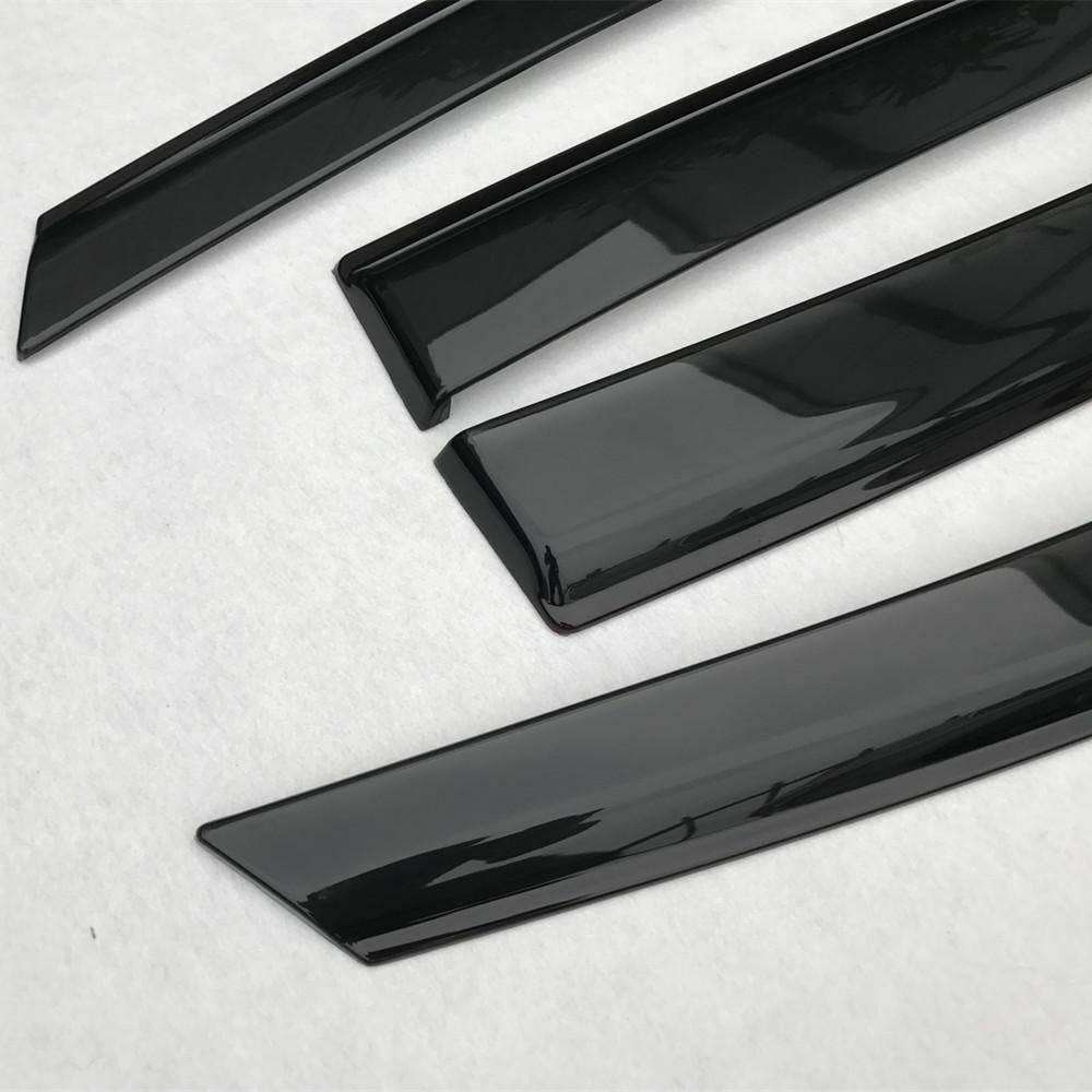 Injection Weathershields Window Visors suitable for Pulsar Sedan 2012-2017 tint