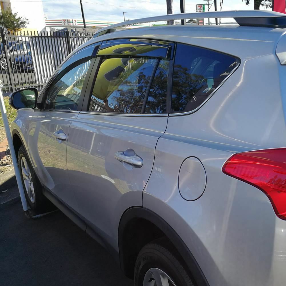 Injection Weather Shields Weathershields Window Visors suitable for Rav4 2013-18