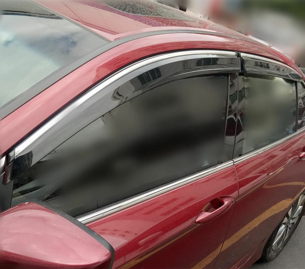 QUALITY Mugen Weather Shields  Window Visors Honda Accord 9th GEN 2013-2018