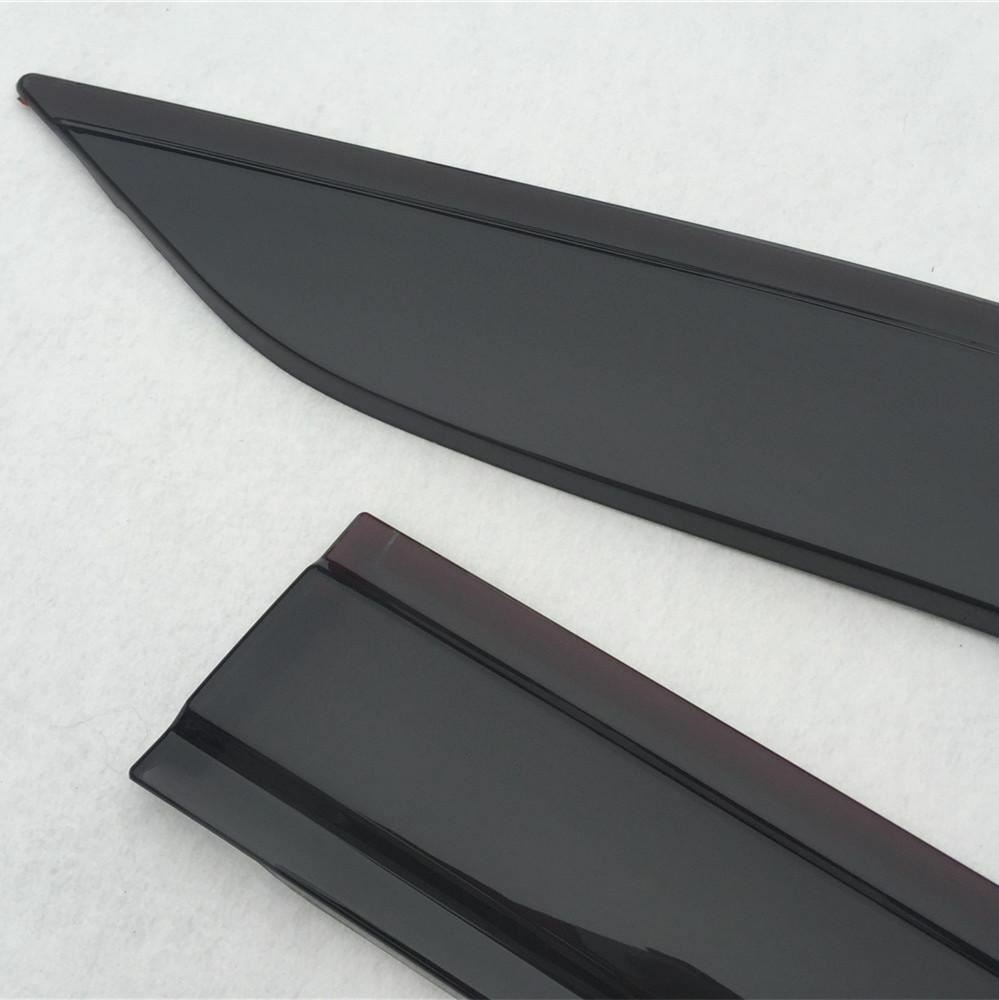 Injection WeatherShields Weather Shields Window Visor suits for Fortuner 2015-22