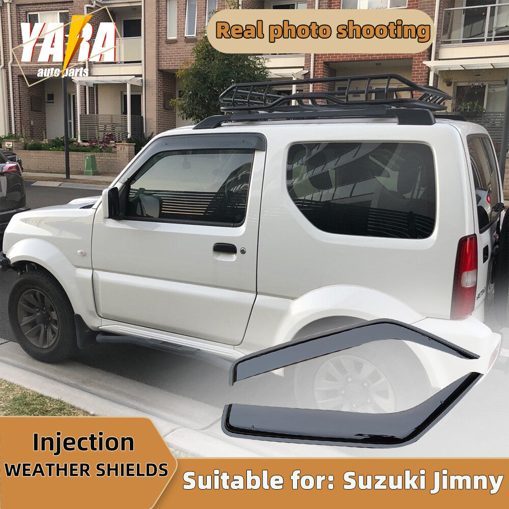 Injection Weathershields 2pcs Window Visors for Suzuki Jimny 3 Doors 1998-2017