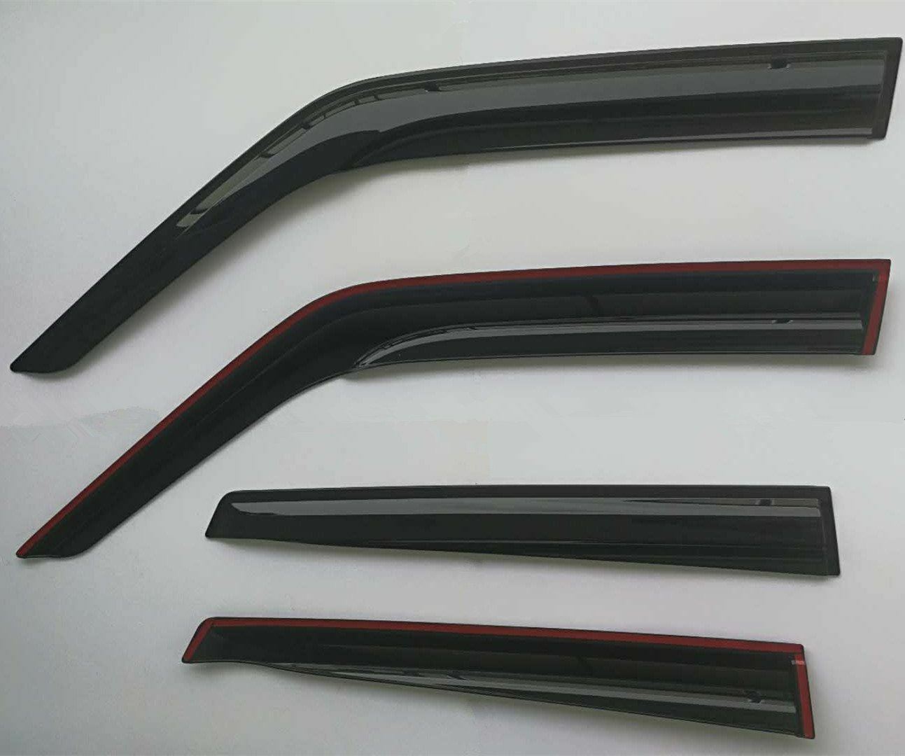 Mugen Weather shields Window visors suitable for Juke  F15 2010-2020 tinted 4pcs