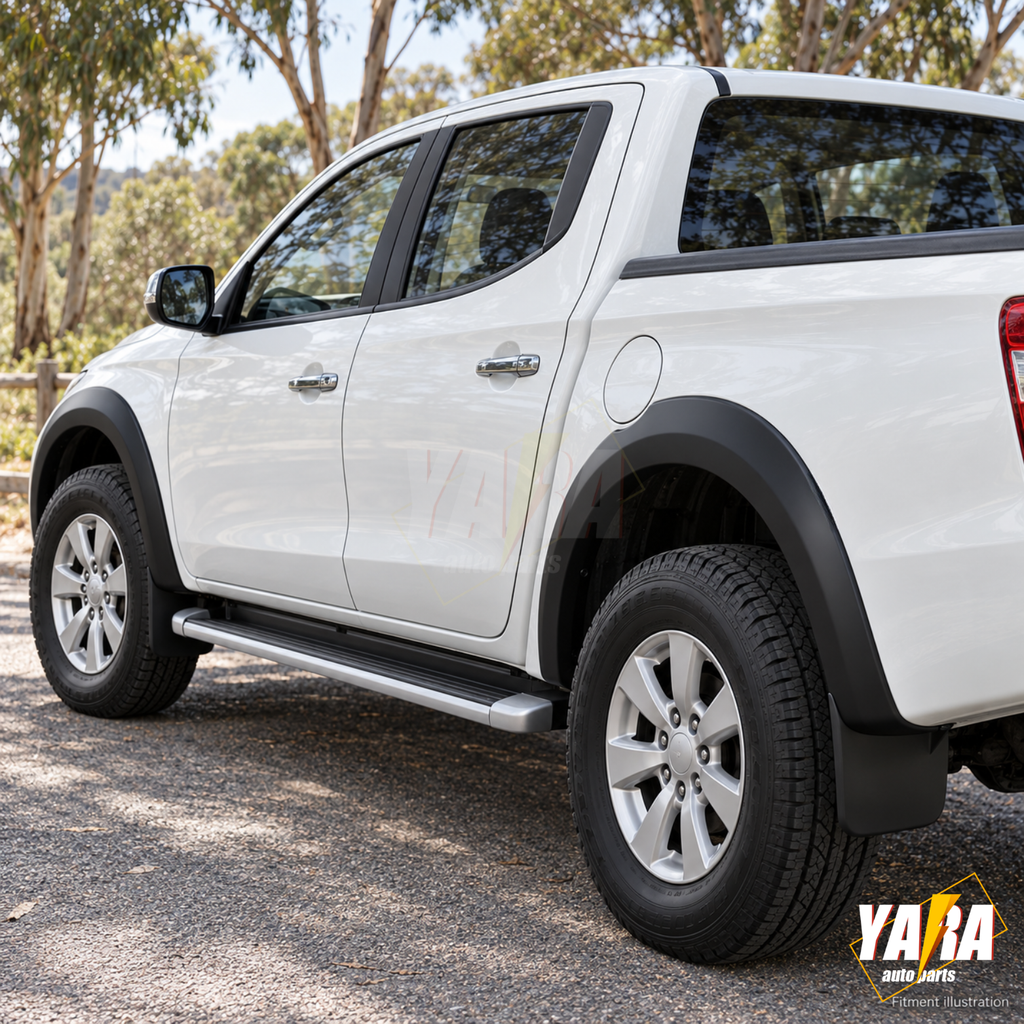 Matte Black Fender Flares For Mitsubishi Triton L200 2015–2019 4PCS