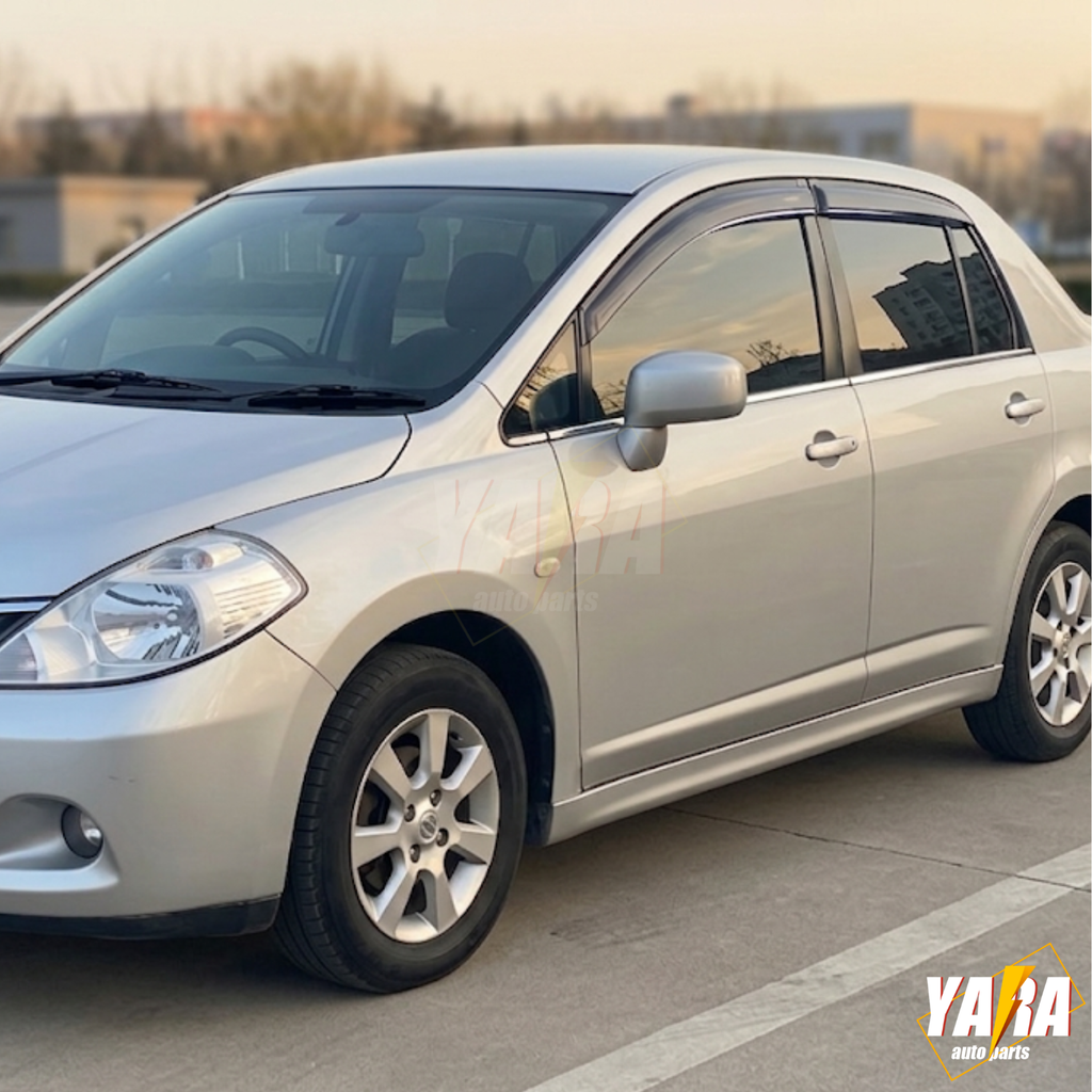 Injection Weather Shields for Nissan Tiida Sedan C11 2004-2012 4pcs