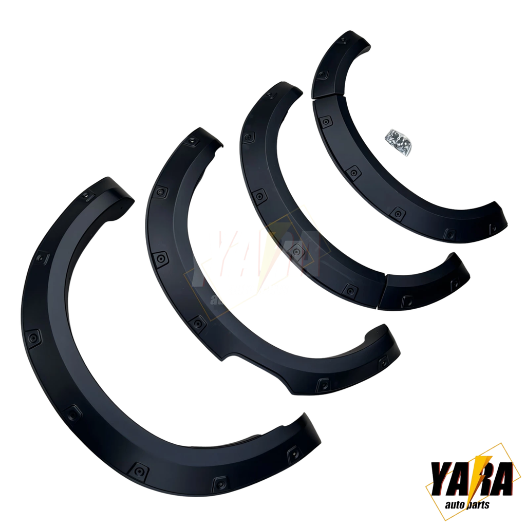 Pocket Fender Flares for Mazda BT-50 2020-2025 | Matte Black Guard Arch Wheel Trim (6PCS)