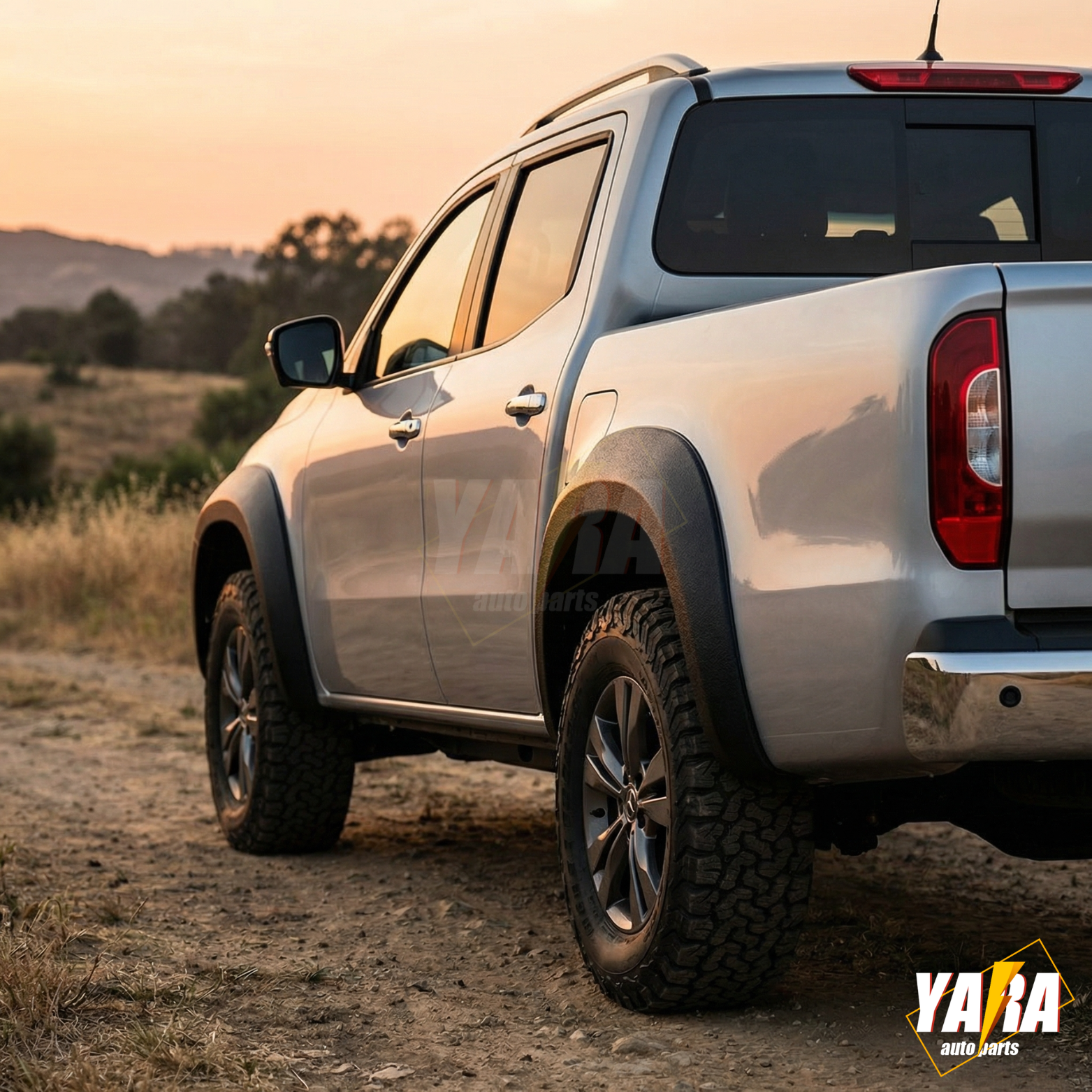 Matte Black Fender Flares for Mercedes X-Class 2017+ | 4PCS Kit