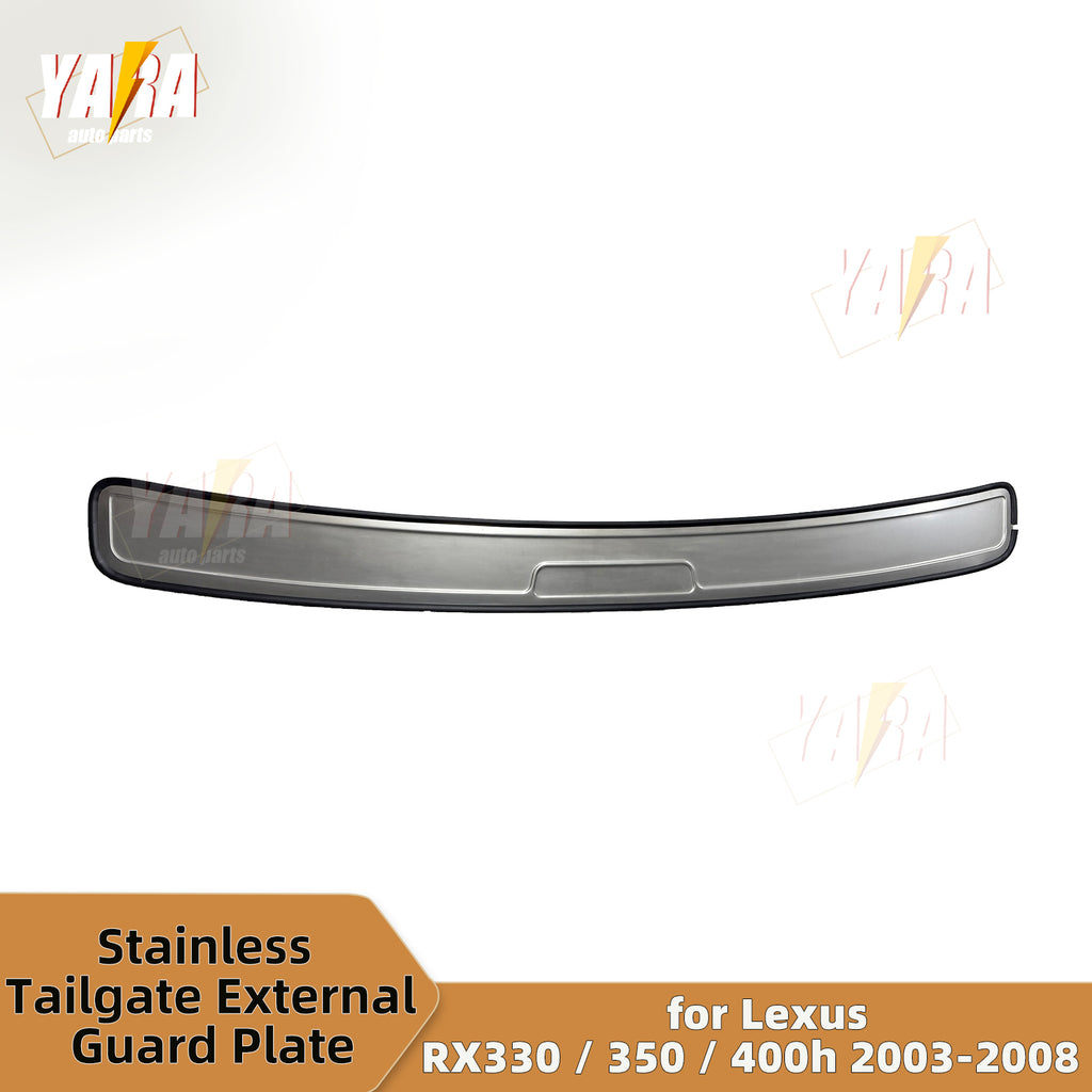 Stainless Steel Rear Bumper Guard / Tailgate Sill Plate for Lexus RX330 RX350 RX400h 2003-2008