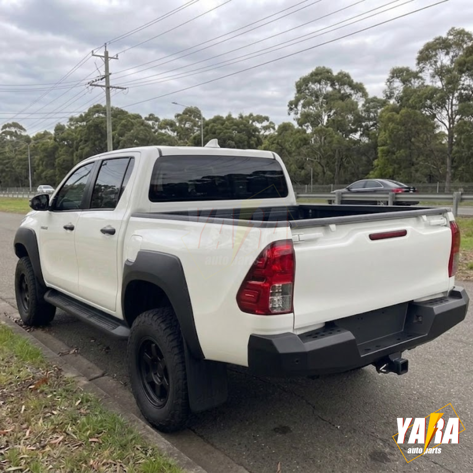 GR Style Fender Flares For Toyota Hilux N80 SR SR5 2021–2025 6PCS Matte Black